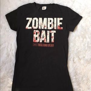 The Walking Dead Zombie Bait Women’s Jr Tee Large